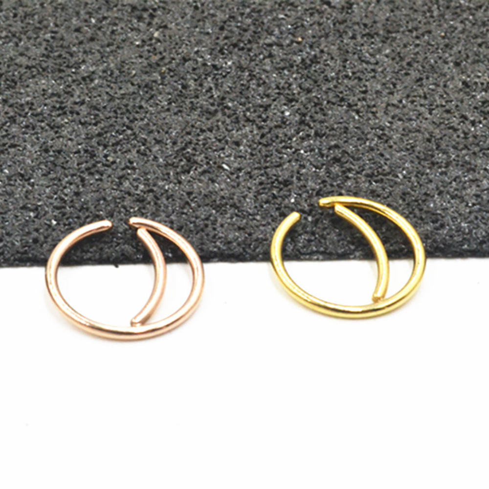 Labret piercing jewelry detail image