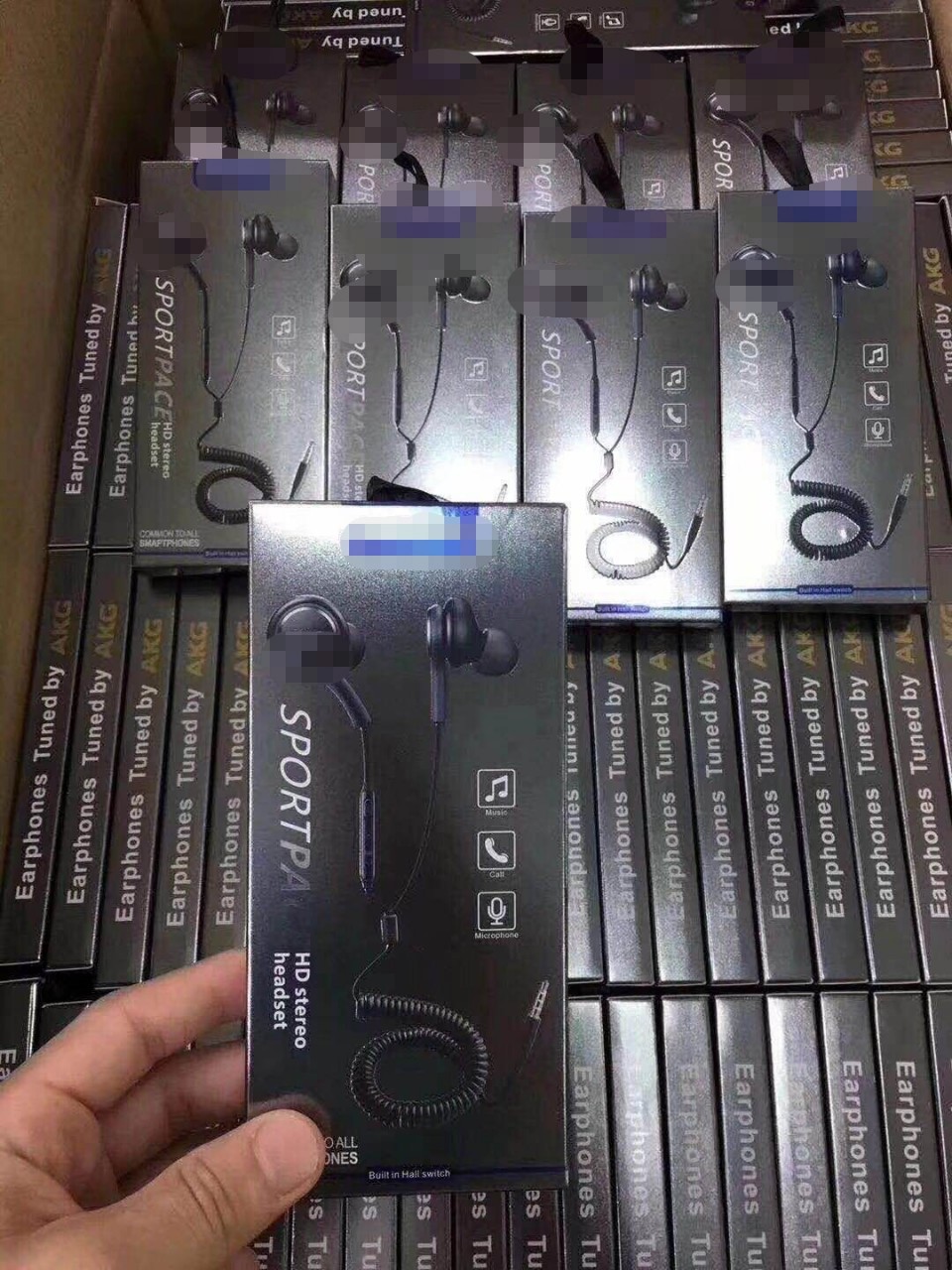 Adecuado para Samsung AKG/s8plus/S9/note9 alargó primavera auricular cable silicona caso tapones para los oídos en la oreja