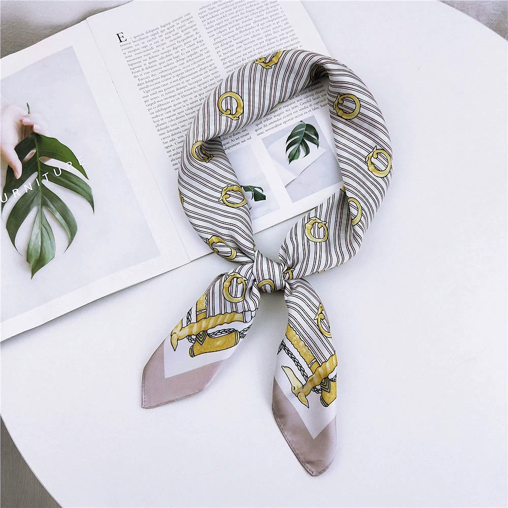 Universal demi-season scarf, thin neckerchief