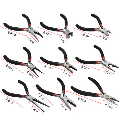 Hand Tool Set Handle Mini Pliers Jewelry Pliers Needle Nose Slant Nose Wire Pliers Needle Nose Top Cutting Pliers