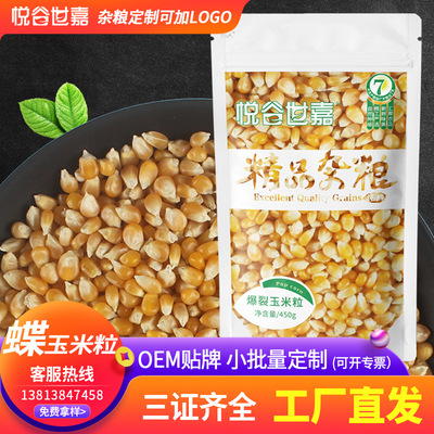Popcorn Corn grain self-control Burst Dry corn Microwave Oven Dedicated Corn raw material wholesale OEM