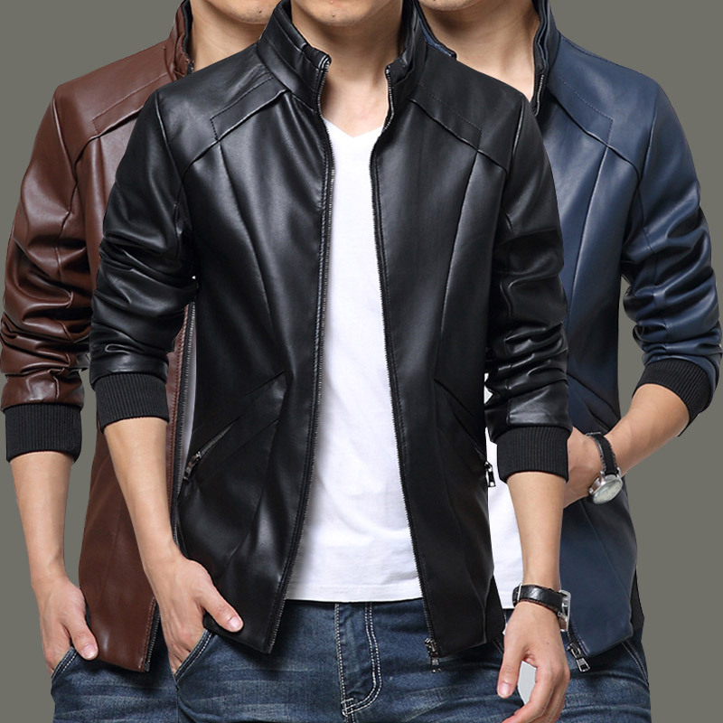 Veste en cuir homme - Ref 3443876 Image 1