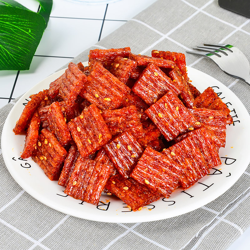 Broadsword Spicy strips manual self-control Reminiscence old-fashioned Spicy slice Childhood 80 Reminiscence snacks Spicy and spicy wholesale