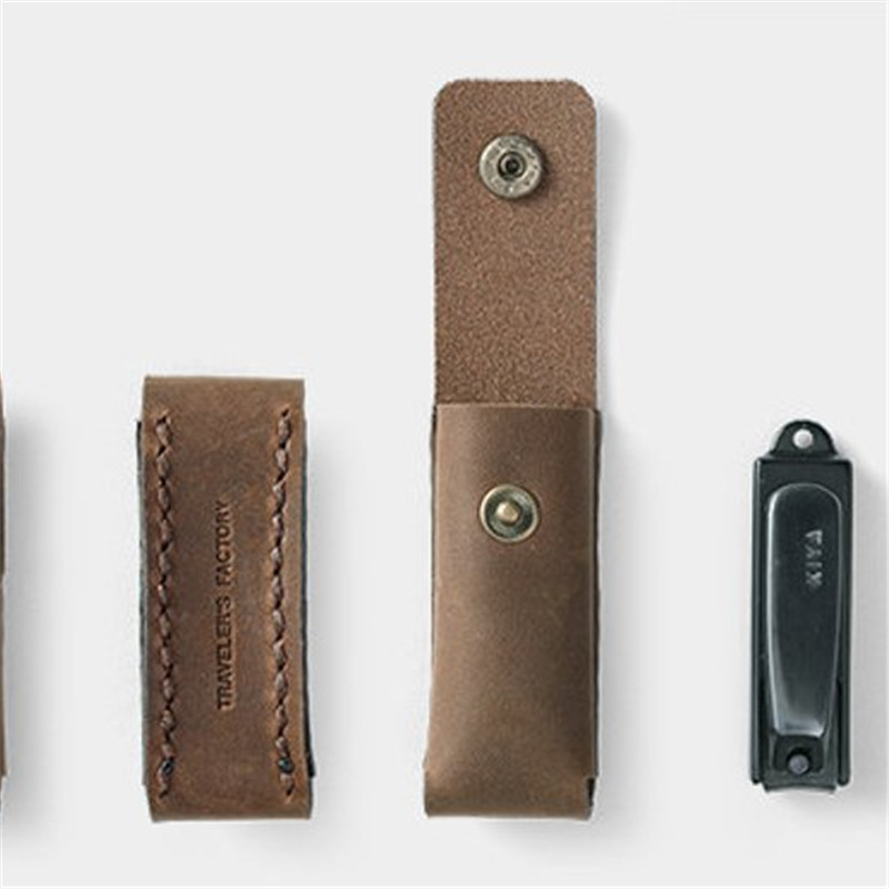 外贸指甲剪皮套 pu指甲钳保护套 单支装多功能皮套厂家定制