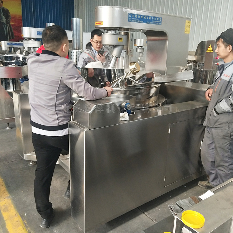 复合调味酱搅拌锅 炒辣椒酱设备 全自动行星搅拌炒锅