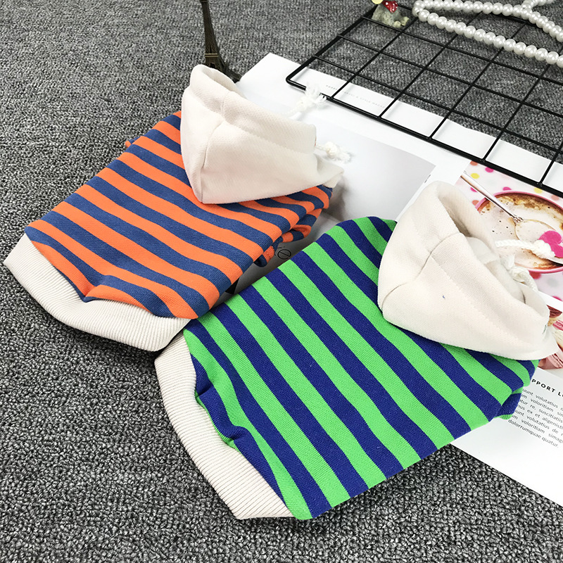 Pet Striped Sweater - Pink Stripe