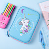 Eva, three dimensional capacious waterproof pencil case, stationery for elementary school students, suitable for import, in 3d format