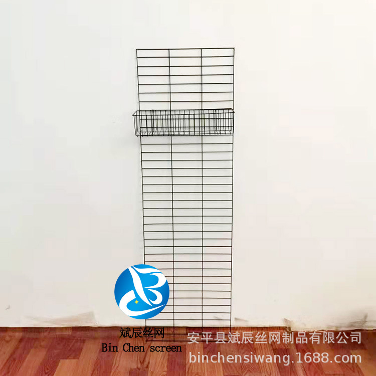 加工生产 超市挂网展示架 铁丝网格片 挂网挂篮 网兜挂网陈列架