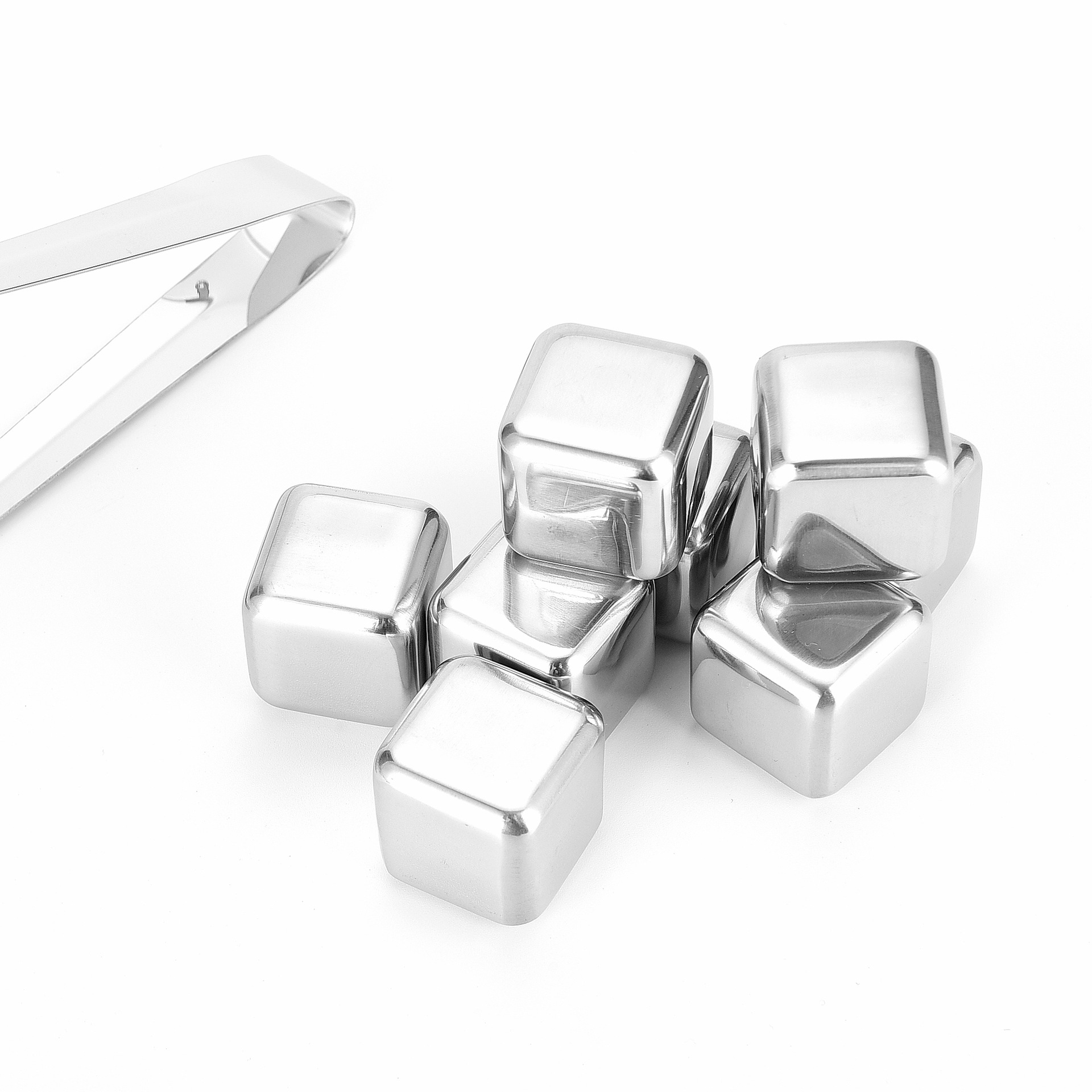 27mm 304 stainless steel ice cubes ice grains whisky ice tartar quick