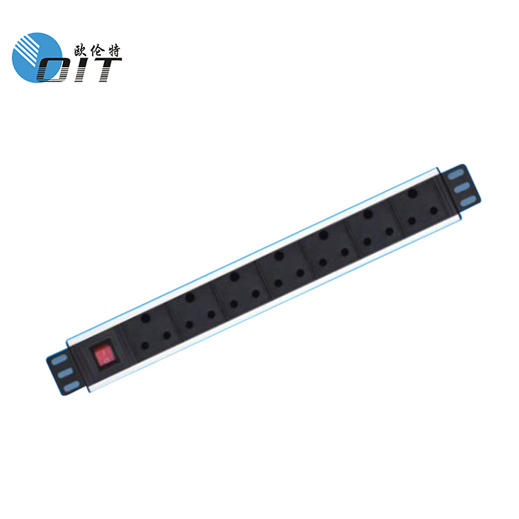 标准南非铝合金排插PDU电源分配器PDU机柜插座断火断零双端开关座