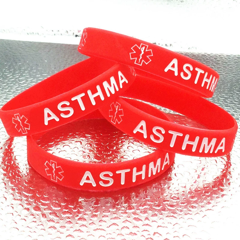 Силиконовое кольцо-брелок для запястья против астмы
