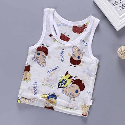 Children vest Borneol Mesh children Child camisole summer Boy Thin section Primer Baby equipment wholesale