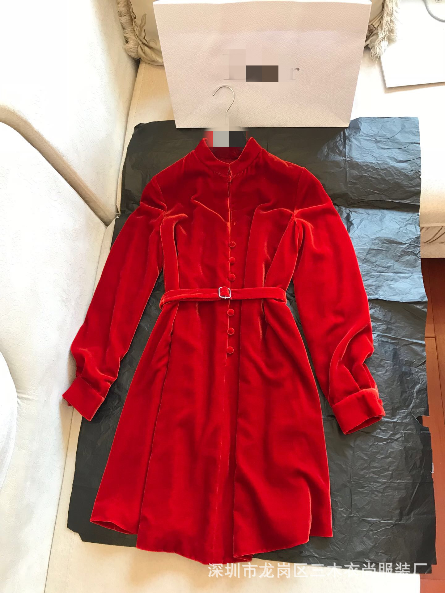 Robe femme en Velours - Ref 3335987 Image 4