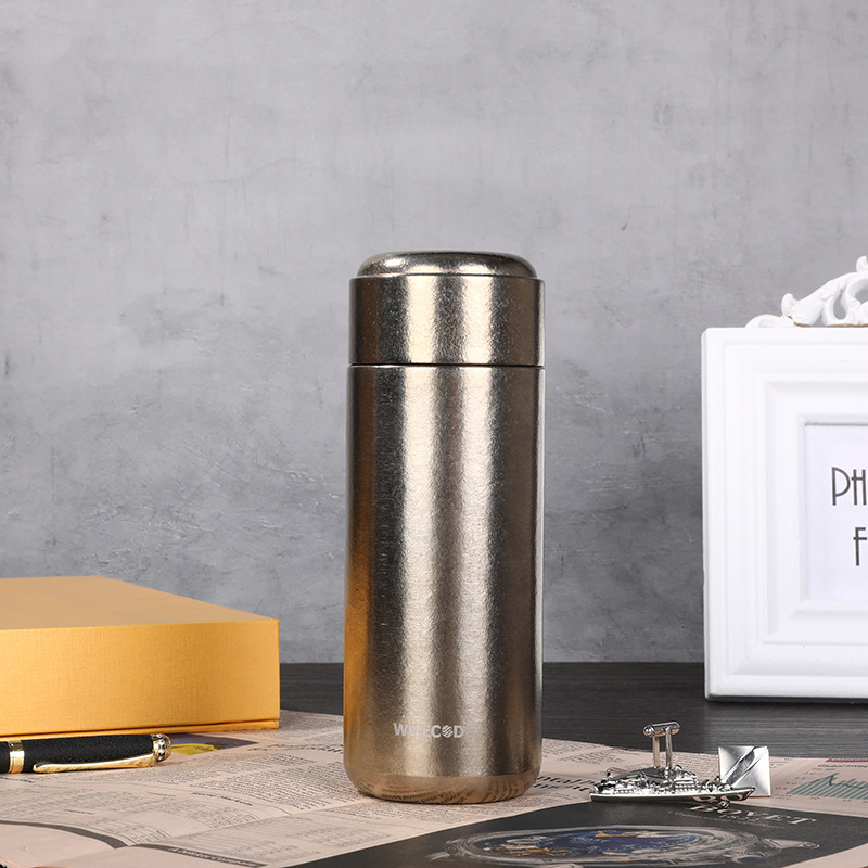 养生钛杯保温杯高档时尚纯钛保温杯便携随手杯礼品杯支持定制logo