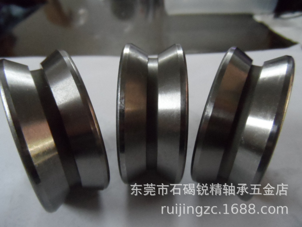 LV204-57ZZ滚轮槽轴承 尺寸20*57*22  120度角