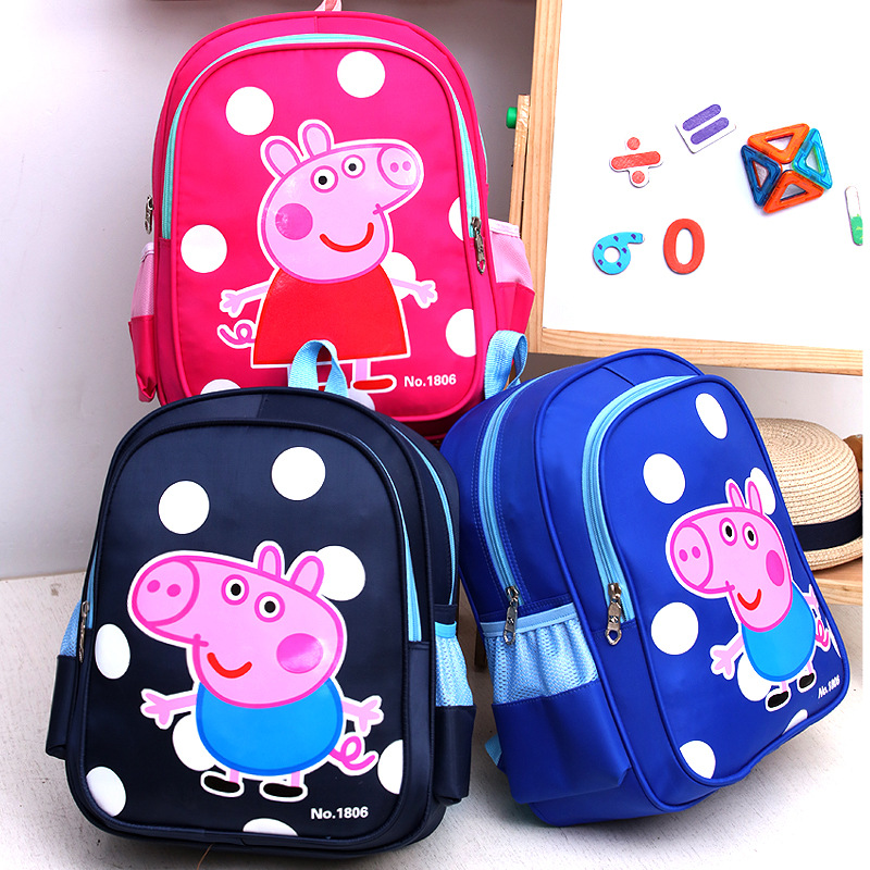 新款尼龙防水儿童书包男女幼儿园书包大中小班双肩背包包3-6周岁|ru