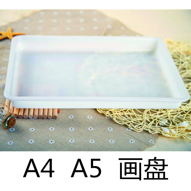 Расширение воды живопись A5 плита картины плавающая водная картина Картина мокрое расширение пластина для рисования инструмент пластиковый квадратный лоток