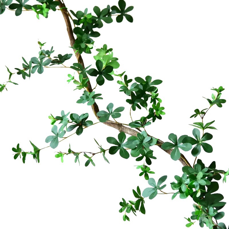 仿真藤条空调管装饰遮挡假花藤吊顶塑料藤蔓植物绿植绿叶子规叶|ms