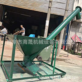 粉末颗粒输送机图片 大豆糯米绞龙上料机 淀粉无缝管螺旋提升机