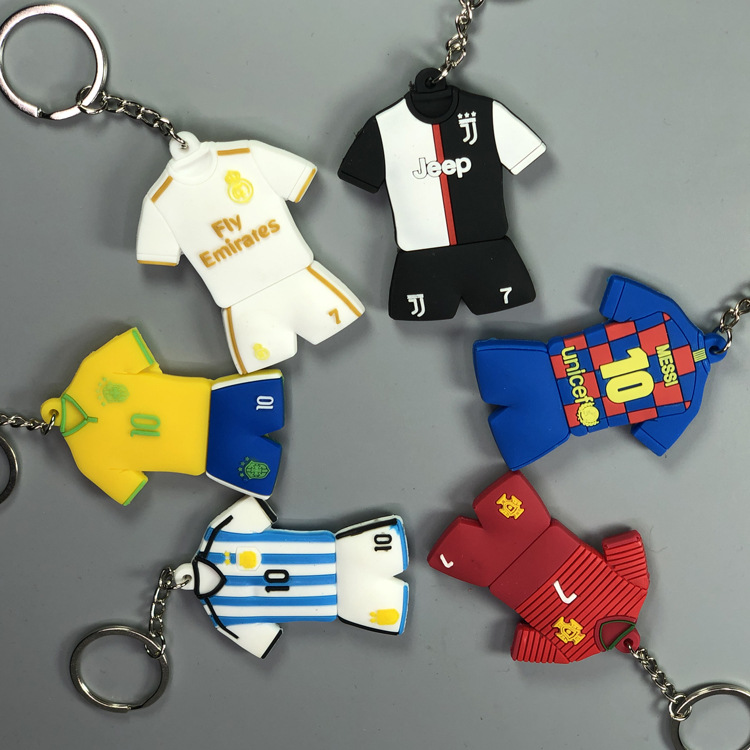 Salah Juve Portugal Azarbel Football star Jersey Key buckle Jersey Pendant