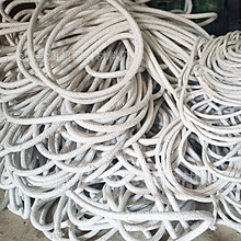 供应陶瓷纤维盘根扭绳 无尘钢丝加强陶瓷纤维绳 硅酸铝陶瓷纤维绳