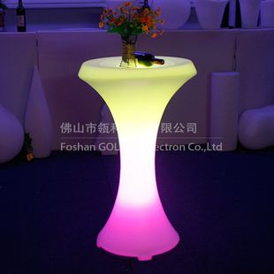 Factory wholesale LED colorful luminous bar table bar KTV goblet round bar loose table luminous furniture