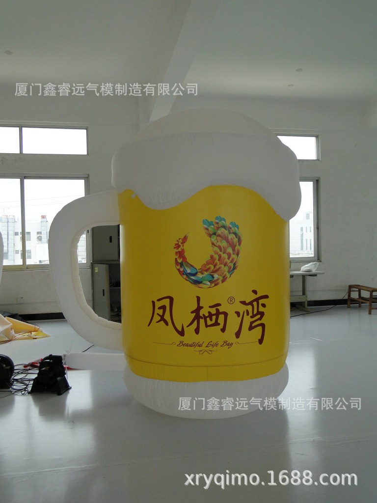 充气啤酒瓶户外广告充气瓶定制充气啤酒瓶充气装饰展示充气瓶