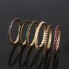 Hair mesh, zirconium, ring with stone, wholesale, internet celebrity, European style, micro incrustation, diamond encrusted