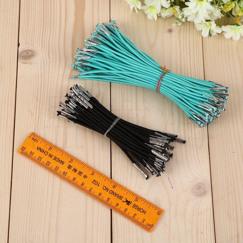 松紧绳打扣 弹力绳戒指扣 弹力绳指甲扣铁头松紧绳 戒指扣弹力绳