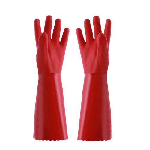 One-Size Fleece Household Gloves - Laundry and Dishwashing Cleaning Special Use - Thick and Durable - Waterproof, Anti-Dirt, Fleece Insulated for Warmth