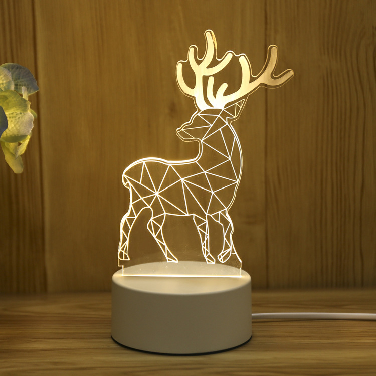 Christmas gifts Acrylic 3D printed night...