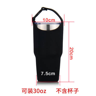 Taza de helado cubierta de la taza de la burbuja 30oz de dibujos animados Kumamoto oso bolsa en stock portátil de grasa de la Copa cubierta protectora