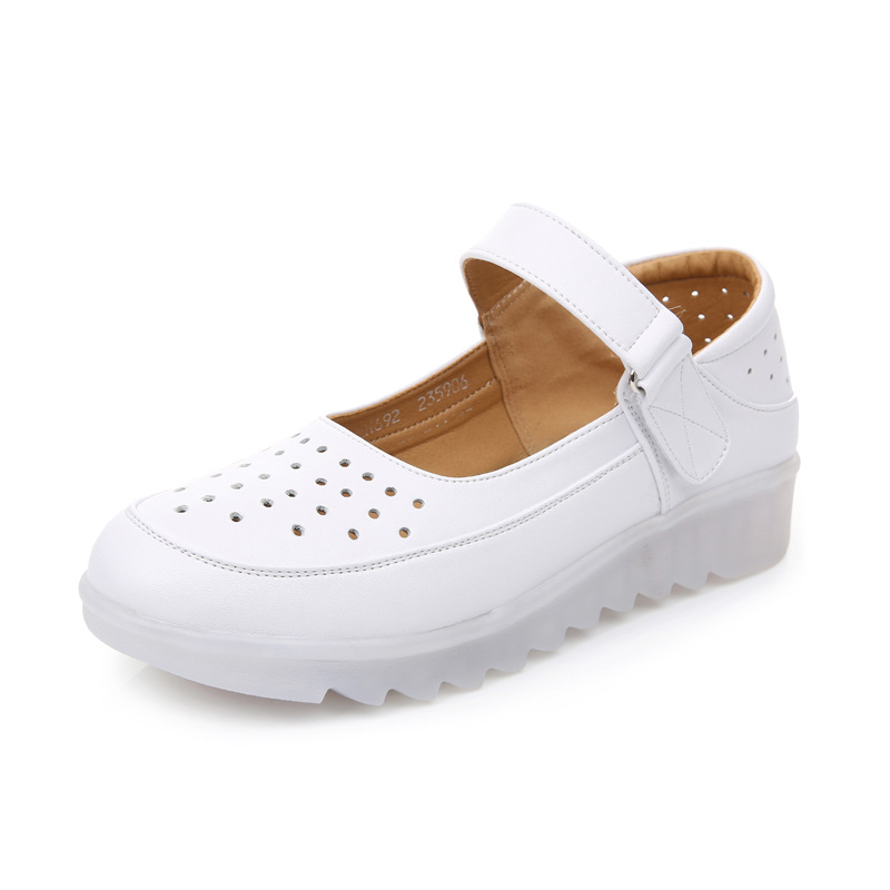 White low breathable sandals