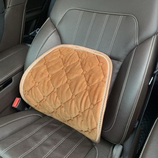 源頭工廠冬季保暖加厚棉絨汽車腰靠防寒辦公靠墊護腰按摩