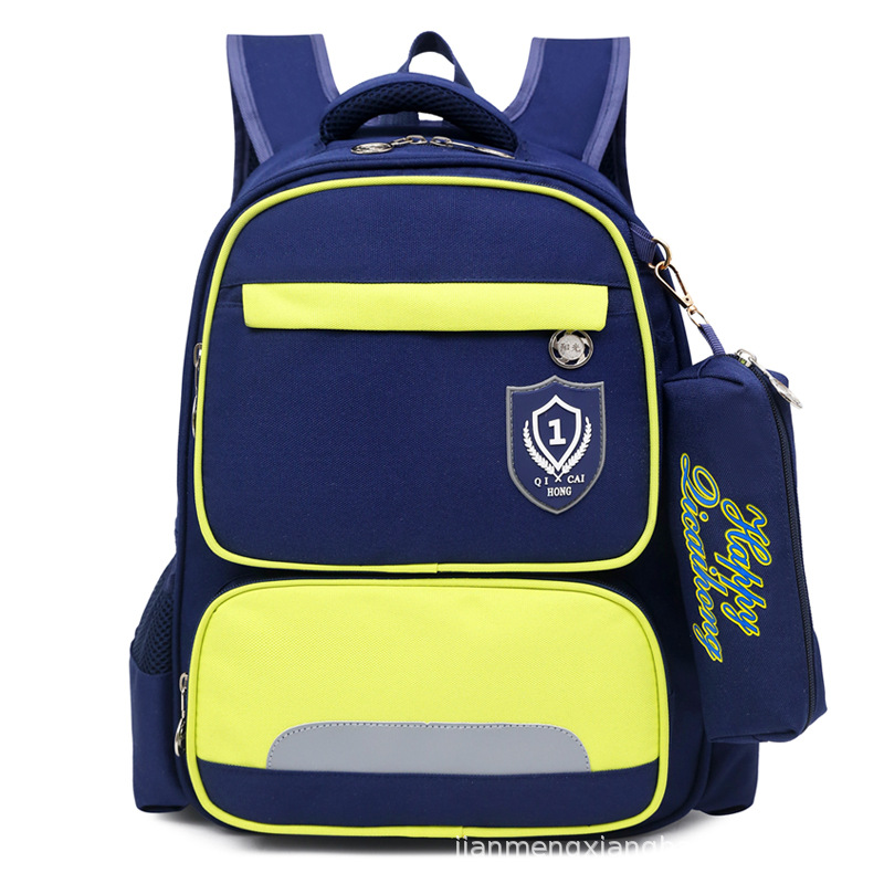 Manufactor Direct selling pupil schoolbag men and women Bags for children Lightening Backpack Campus British style customized Reward