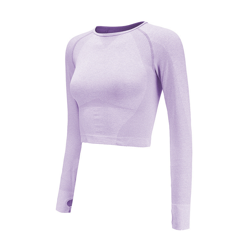 tight-fitting seamless yoga long-sleeved fitness quick-drying sportswear  NSXER53159