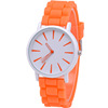 Fashionable silica gel ultra thin watch, quartz watches