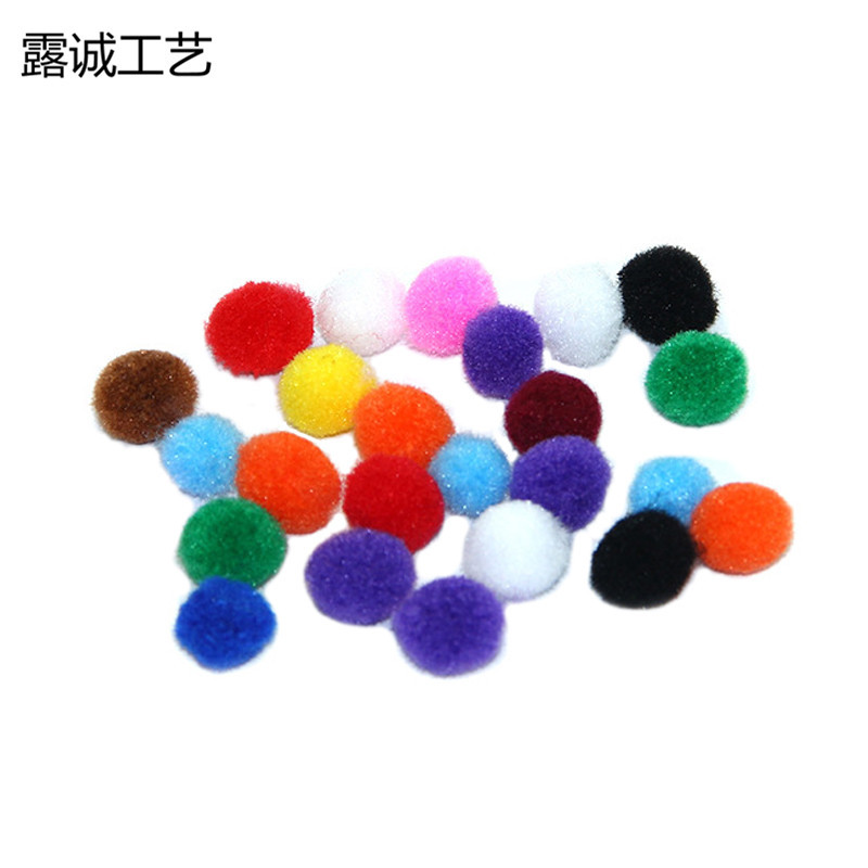 Protección del Medio Ambiente pompón piel Bola de los niños DIY Juguetes Accesorios de ropa accesorios de juguete ventas directas de la fábrica