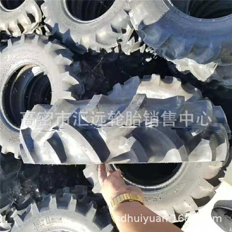 7.50-16 农用拖拉机微耕机轮胎750-16 人字花纹轮胎