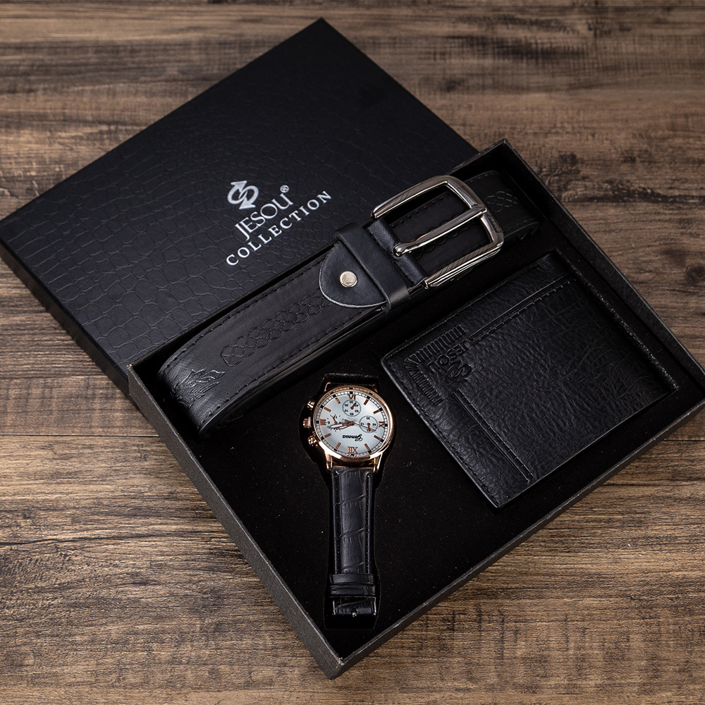 Men's gift set exquisite packaging watch...