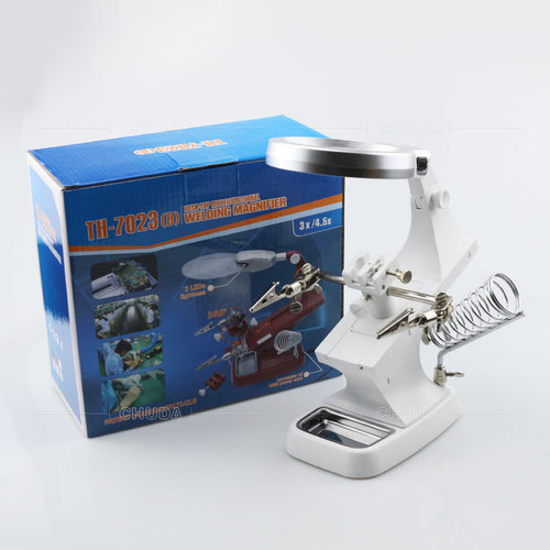 Magnifying glass 7023B LED lamp high brightness energy-saving repair lamp table lamp 360 degree rotating repair tool