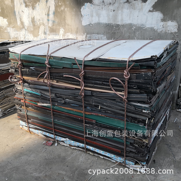 上海鋁合金門窗打包機 不鏽鋼金屬打包機 立式金屬打包機直銷