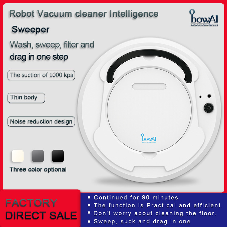 Cross-border sweeping robot vacuum cleaner factory intelligent sweeper small household appliances gift wholesale