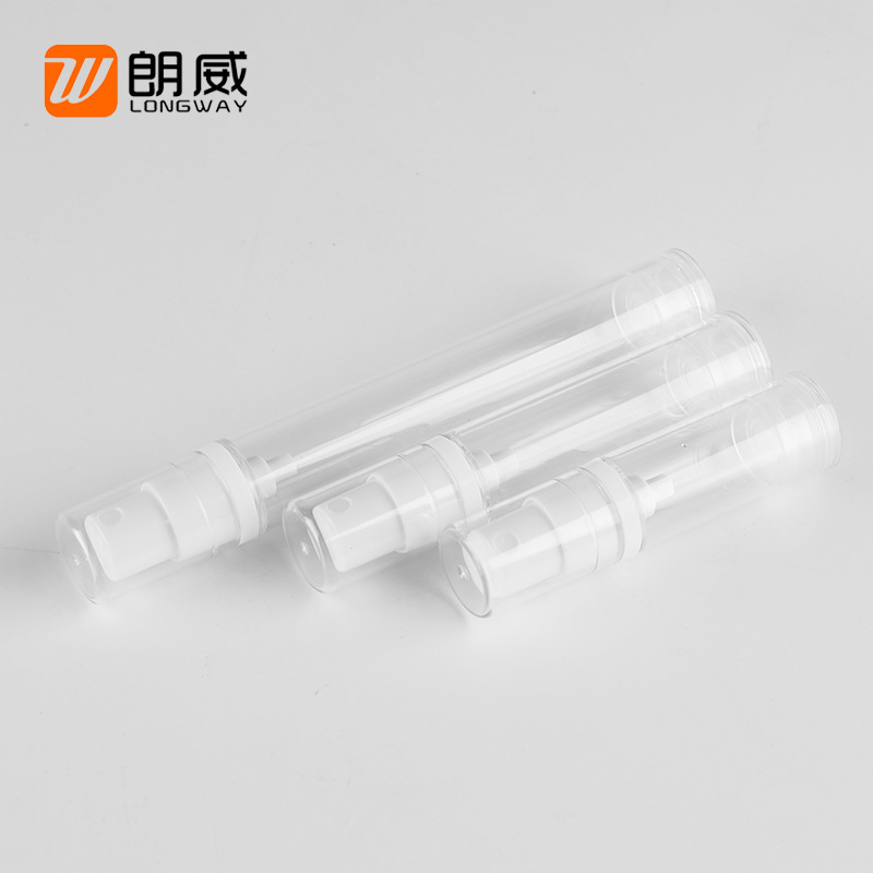 5ml 10ml 15ml como transparente spray loción vacío prensa vacío botella protector solar tóner sub-embalaje