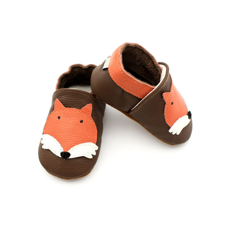 Chaussons Premiers Pas Bébé MK Matt Keely - Cuir Souple Antidérapant - 3-18 Mois - Fille Et Garçon