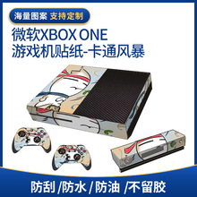 适用微软XBOXONE游戏机贴纸卡通漫威XBOXONE保护膜skin个性化图片