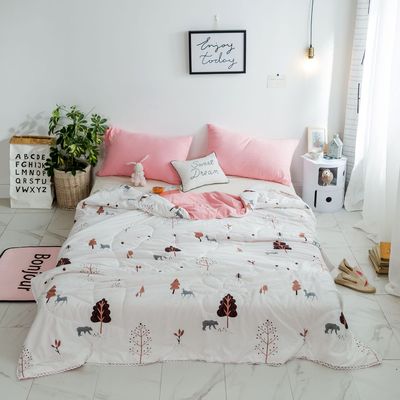 厂家直销亲肤水洗棉夏被空调被芯爆款夏凉被子单双人批发一件代发