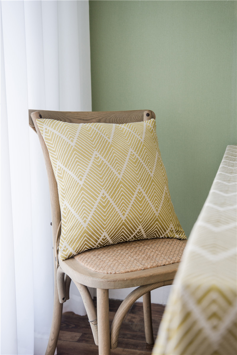 Waterproof Modern Minimalist Jacquard Wave Pattern Nordic Rectangular Coffee Table Dining Tablecloth Manufacturer_voghion.com