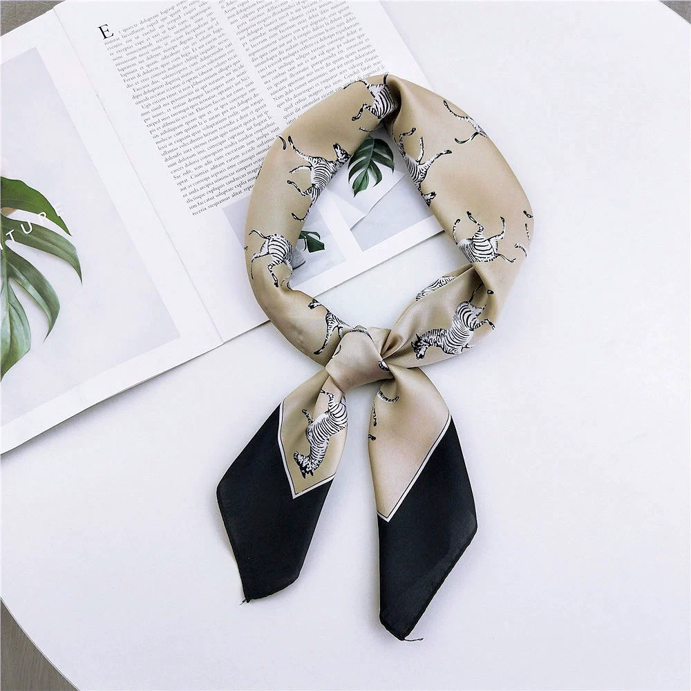Universal demi-season scarf, thin neckerchief