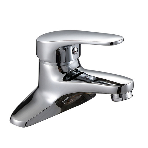 Copper Silo two-joint washbasin faucet hot and cold washbasin countertop basin double-hole faucet
